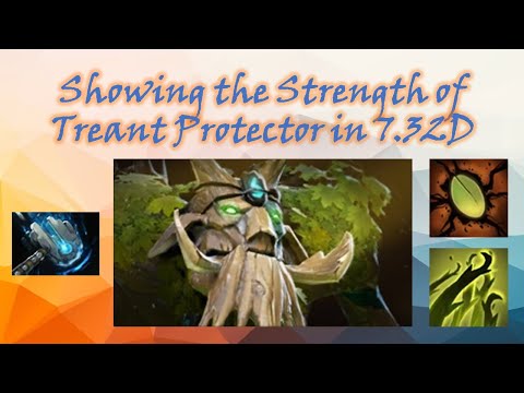 Showing the Strength of Treant Protector in 7.32D