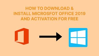 How to Download and Activate MS OFFICE 2019 for Free | Bharath Nandiraju