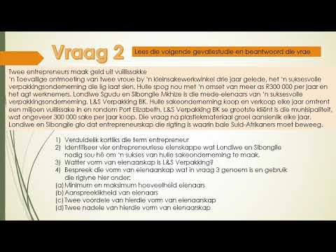 BEDRYFSEKONOMIE GRAAD 8: 28 Mei 2020 - periode 3 (28083)