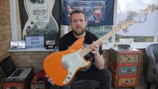 Video thumbnail for Fender Duo Sonic Capri Orange Offset Series Review Demo by The Guitar Manifesto