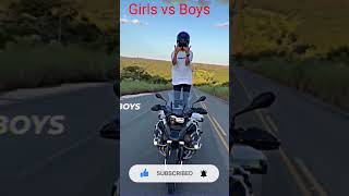 girls vs boys amazing video sports bike rider #rider #amazing #sports #girlsrider #bike