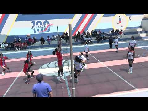 San Román Vs. Moho, Voley, 1er set, Juegos Deportivos Regionales Puno 2025, Gobierno Regional Puno