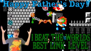 [Super Mario Maker 2] SUPERO El Nivel De LINK Mas Dificil Del MUNDO!!! Happy Father's Day!