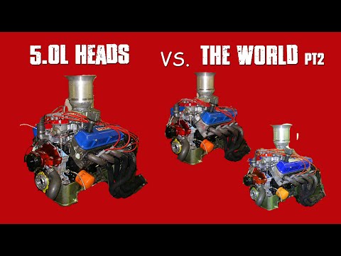GIANT 5.0L FORD HEAD TEST-PART 2 (10 HEADS TESTED)