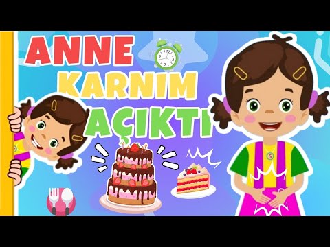 Anne Karnım Acıktı · Eğitici Bebek ve Çocuk Şarkısı · Çizgi Film · Tombik Panda