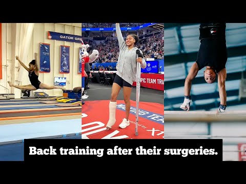 in 2025 - Skye Blakely and Shilese Jones back training their Elite skills after 2024 surgeries