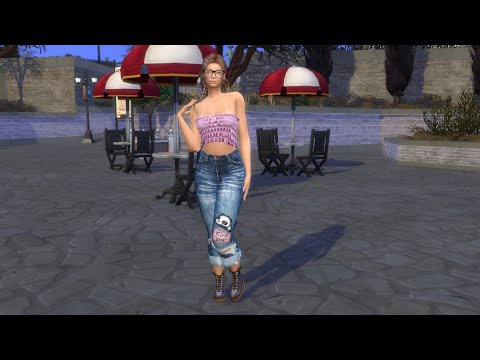 sims 4 cc download girl Bianka Richter by Bonita100 Game Video Preview