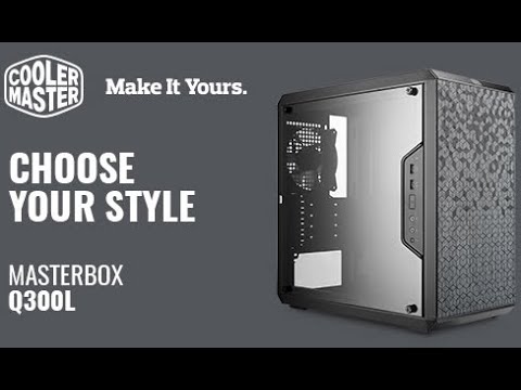 Cooler Master MasterBox Q300L MCB-Q300L-KANN-S00 Šoninis langas, USB 3.0 x 2, Mic x1, Spk x1, Juodas, Micro ATX, Maitinimo šaltinis yra Ne video