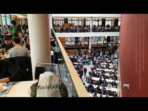 Uni Leipzig in Bewegung - Die Mensa am Park im Zeitraffer