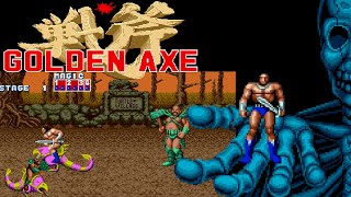 Golden Axe (MD · Sega Mega Drive) video game port | full (arcade mode) session for 1 Player ⚔️🪓🎮