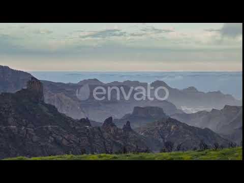 Sunrise Hyperlapse Over Tejeda, Gran Canaria | Stock Footage - Envato elements