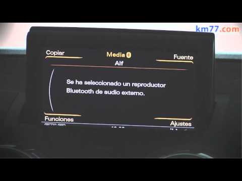 AUDI A1. TELÉFONO COMO REPRODUCTOR EXTERNO DE SONIDO