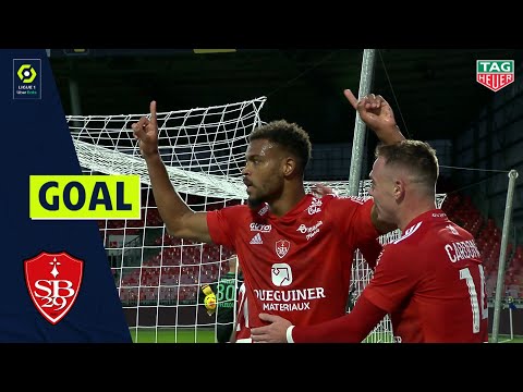 Goal Steve MOUNIE (38' - STADE BRESTOIS 29) STADE BRESTOIS 29 - AS SAINT-ÉTIENNE (4-1) 20/21