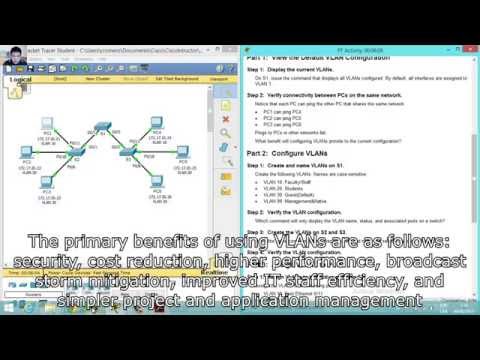 3.2.1.7 Packet Tracer - Configuring VLANs