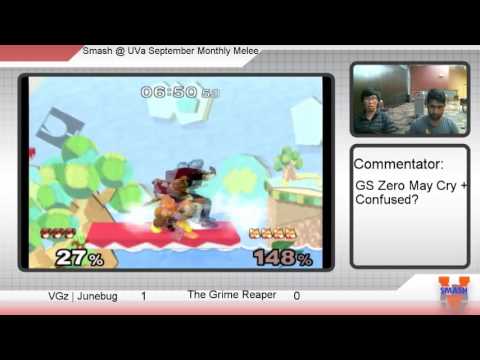 Smash @ UVa Monthly #4 Melee: VGz | Junebug (Pikachu, Marth) vs. The Grime Reaper (Fox)