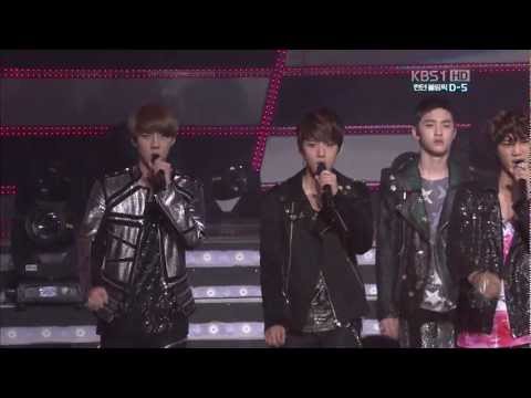 [120722] KBS 2012 London Olympic Fighting Korea Concert - EXO-K - MAMA