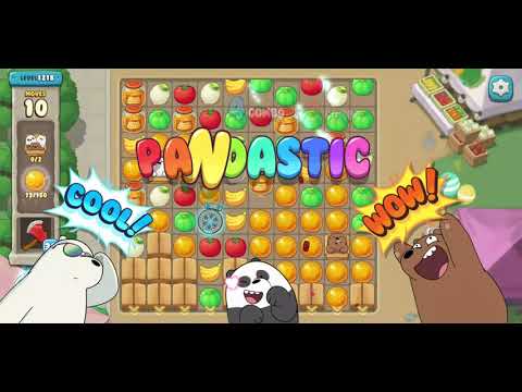 We Bare Bears Match3 Repairs Level 1218 - No Boosters