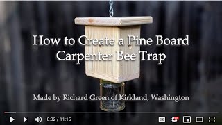 [DIY] How To Build the Best Carpenter Bee Trap