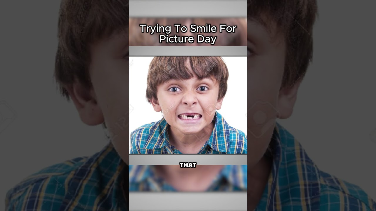 Trying To Smile For Picture Day #funny #brewstew