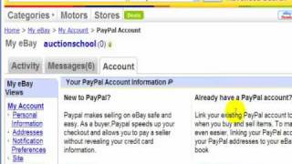 Sell Things on eBay - Linking eBay & PayPal
