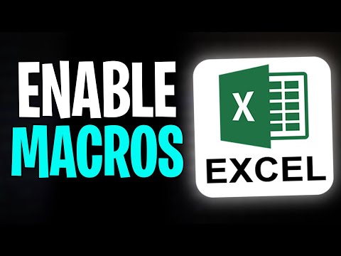 How to Enable Macros in MS Excel (2026) ✅