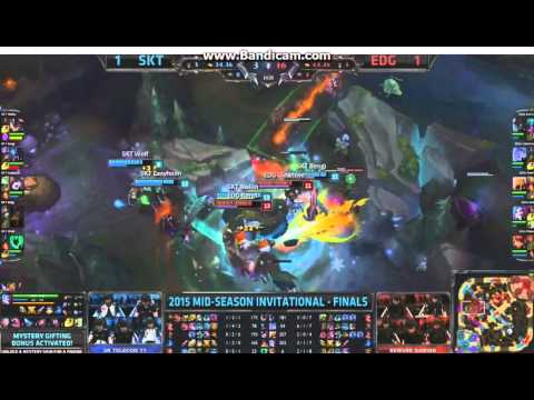 LOL MSI SKT T1 vs EDG BO5第三場 精華