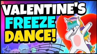 Valentine's Freeze Dance for Kids | Brain Break | GoNoodle Inspired