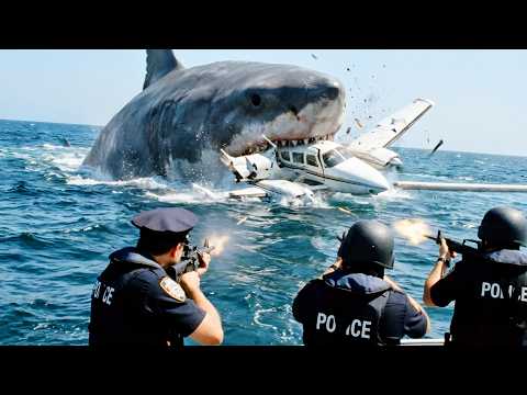 Giant Megalodon Attack: Air Marshal Nova Defense