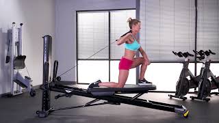 Shoulder Press (Split Kneeling, Single Arm)