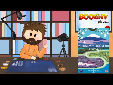 Booghy plays... Railway Boom(2p, Rules Ovw, Playthrough, Review)
