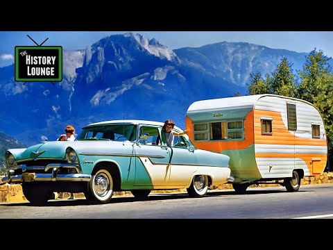 1950s America - Vintage USA Road Trip in COLOR