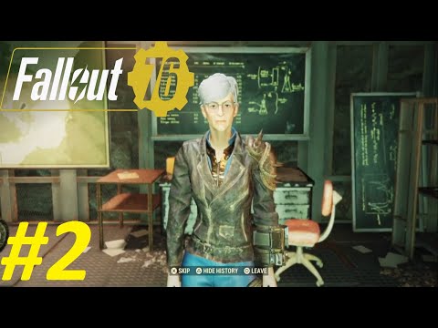 Fallout 76 Wastelanders DLC Playthrough #2 MEETING THE OVERSEER & FOUNDATION!!!