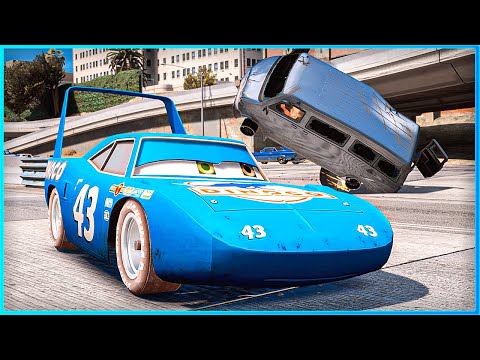 *CRAZY* Cars King Dinoco Crashes Ep.6 – GTA 5