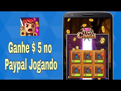 NOVO App para GANHAR dinheiro no PAYPAL Jogando - Tiny Crash