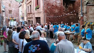🚶‍♂️🍽️La Rue à tire l’Aligot Villecomtal 🍜🎥