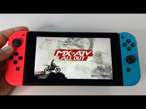 MX vs ATV All Out | Nintendo Switch handheld gameplay
