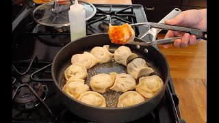 How to pan sear dumplings by Chef Irene Li of Mei Mei