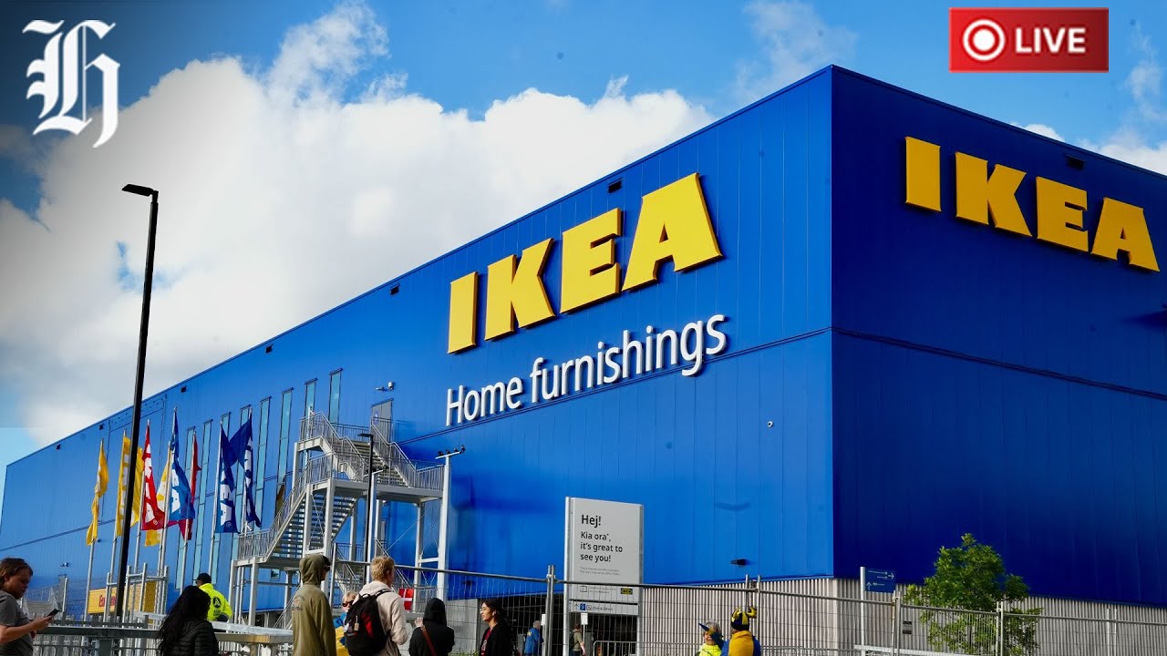 NZ Herald Live: Christopher Luxon speaks from Ikea openinge