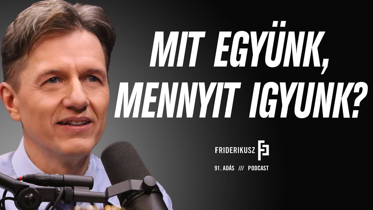 WHAT TO EAT, HOW MUCH TO DRINK? -Conversation with Dr. Richárd Schwab, Gastroenterologist / F.P. 91.
