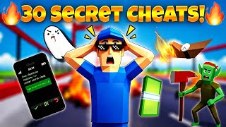 I Found 30 SECRET CHEATS That Can DESTROY The Game! 🔥 | Dude Theft Wars