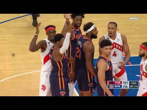 Scottie Barnes so disrespectful for pointing in Grimes face and saying  you is not him