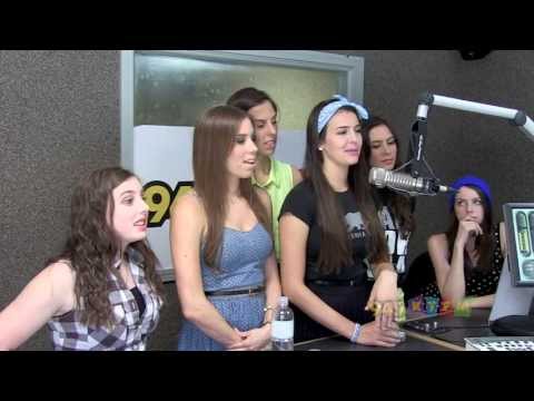 Cimorelli Sisters Interview with Nick Russo inside KTFM Studios