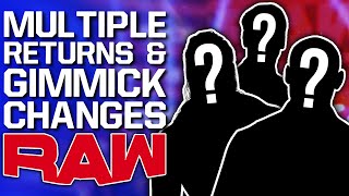 Multiple WWE Returns And Gimmick Changes On Last Night&#39;s Raw | Huge Matches Added To Crown Jewel