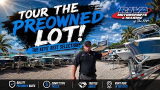 🚤 HUGE Pre-Owned Boat Selection in the Florida Keys! 🌴 | RIVA Motorsports Marine of The Keys