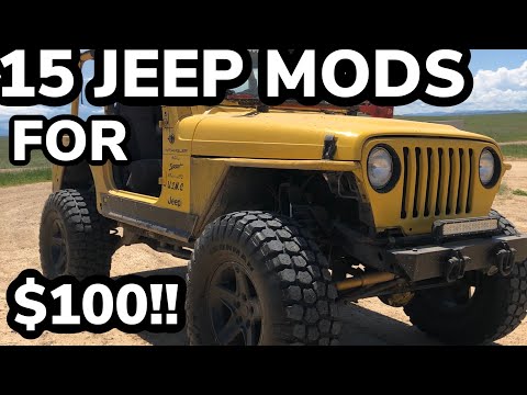 15 Jeep Wrangler TJ Mods for Under $100!! [Jeep Tech]