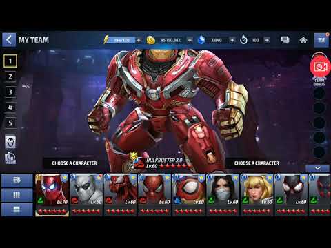Shadowland Solo T2 Hulkbuster vs. Hawkeye Boss Rumble Entry Mode Floor 15 Marvel Future Fight