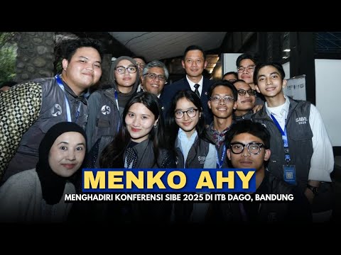 Menko AHY Menghadiri Konferensi SIBE 2025 di ITB Dago, Bandung