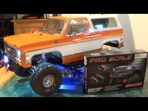 Traxxas TRX4 Blazer Pro Scale Light Kit Installed