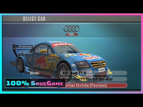 [100% SaveGame] 📥TOCA / DTM Race Driver 2 PSP - all 1st place + all time trial + all  Cars