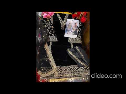 DEEPSY DESIGN NO 1171 PURE VELVET WITH EMBROIDERY SALWAR SUIT